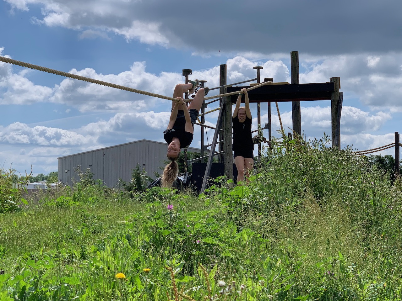 Rope climb