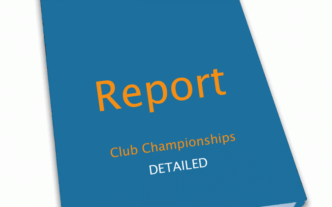 Club Championships Report